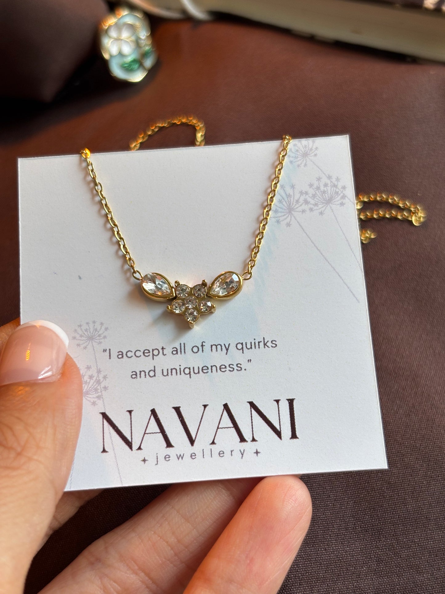 Twinkle Line Necklace β Multi Sparkle β¨ / Crystal Shine π«