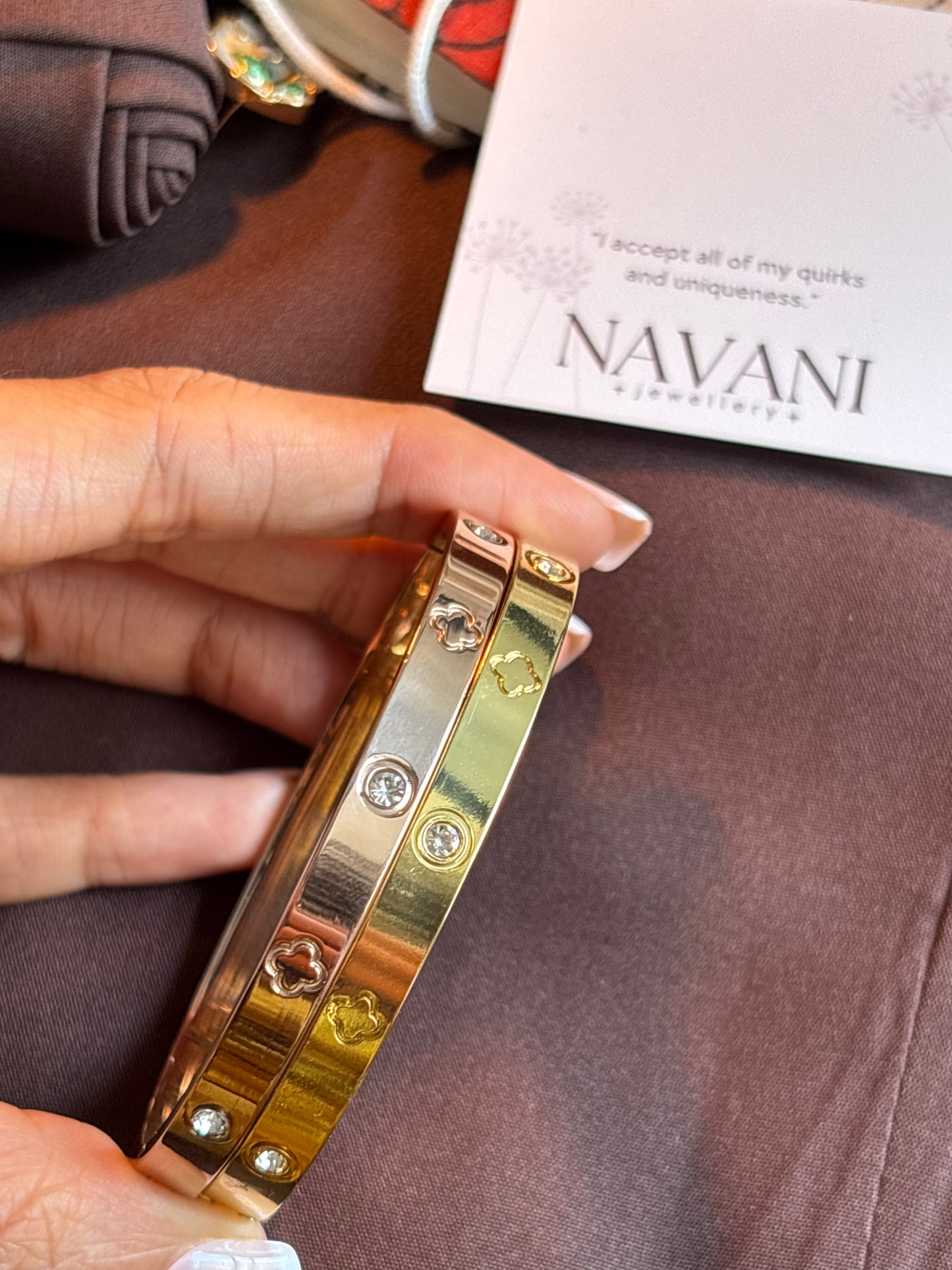 Luxe Clover Kada ✨