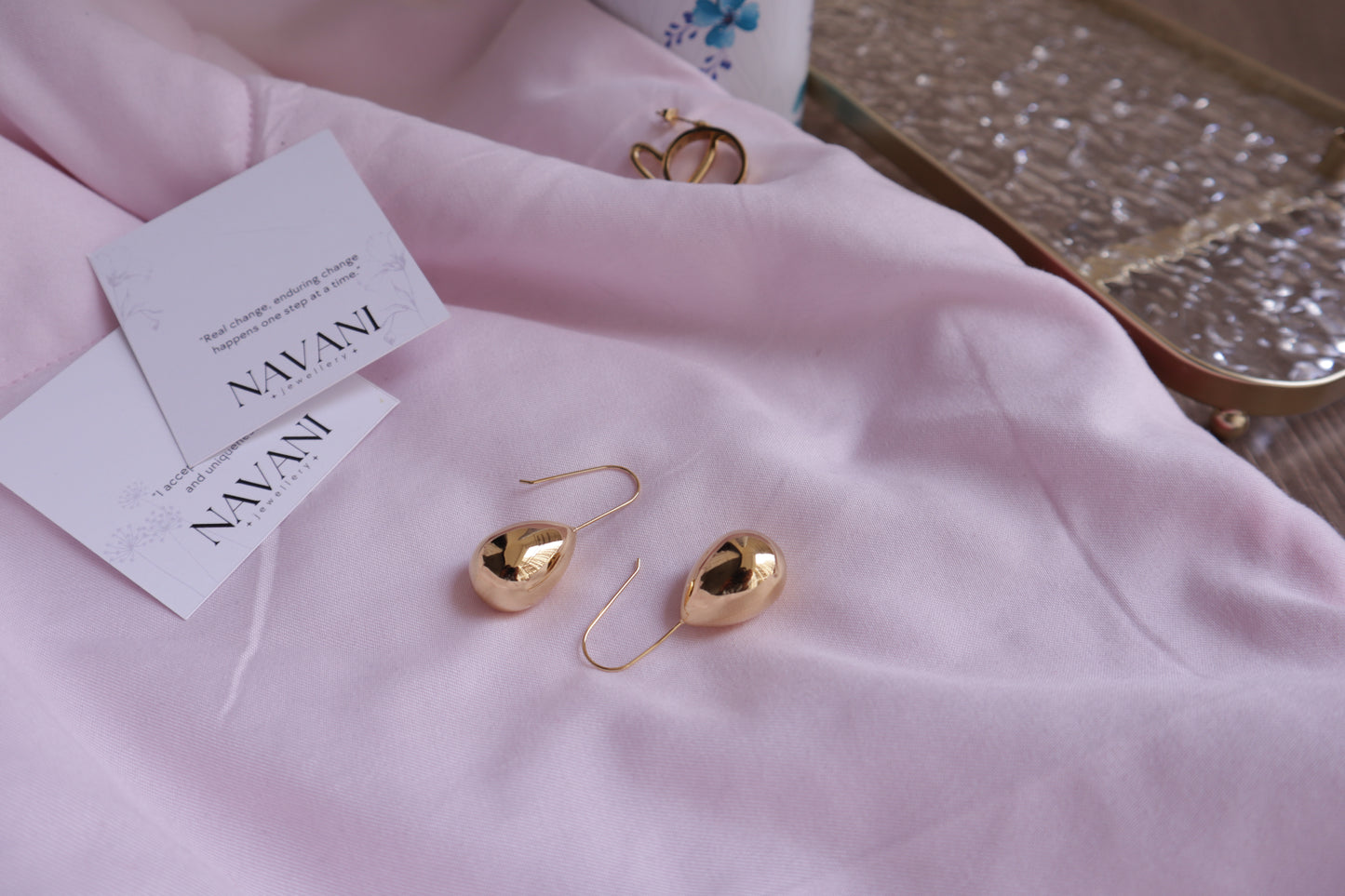Golden Drop Earrings