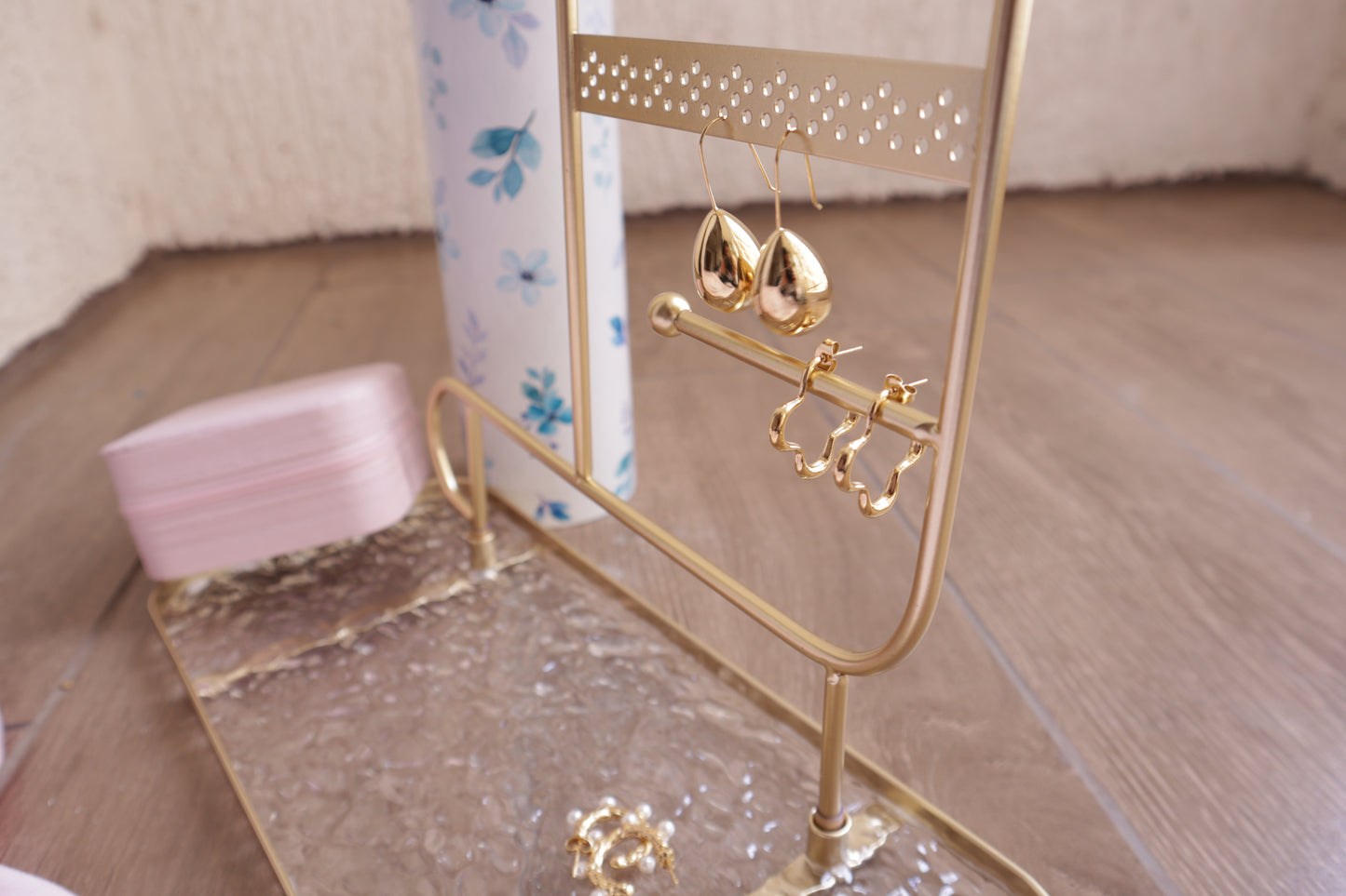 Golden Drop Earrings