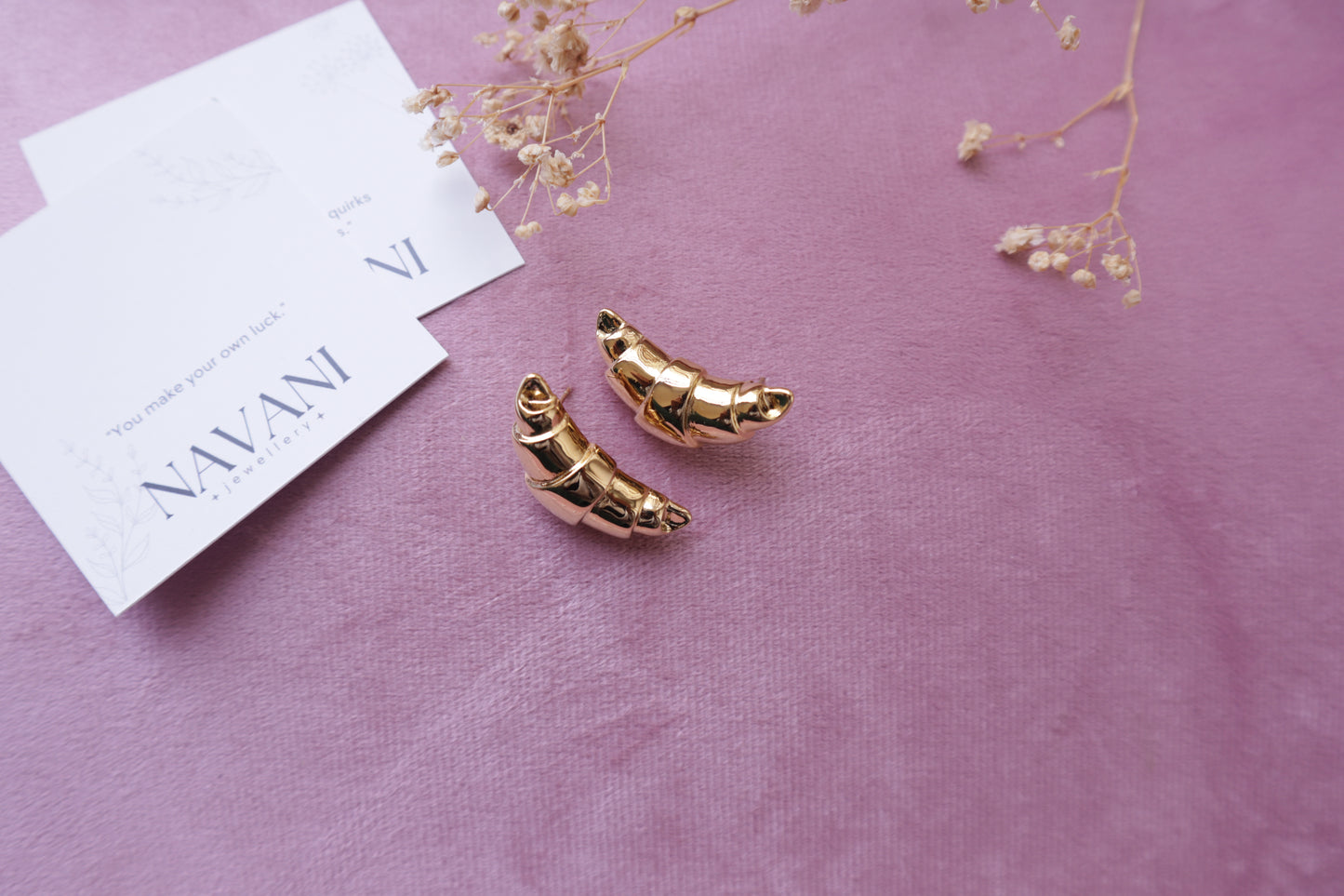 Croissant Earrings