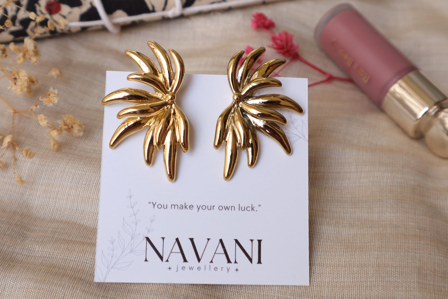 Tropical Blaze Statement Studs β Navani Jewellery π΄β¨