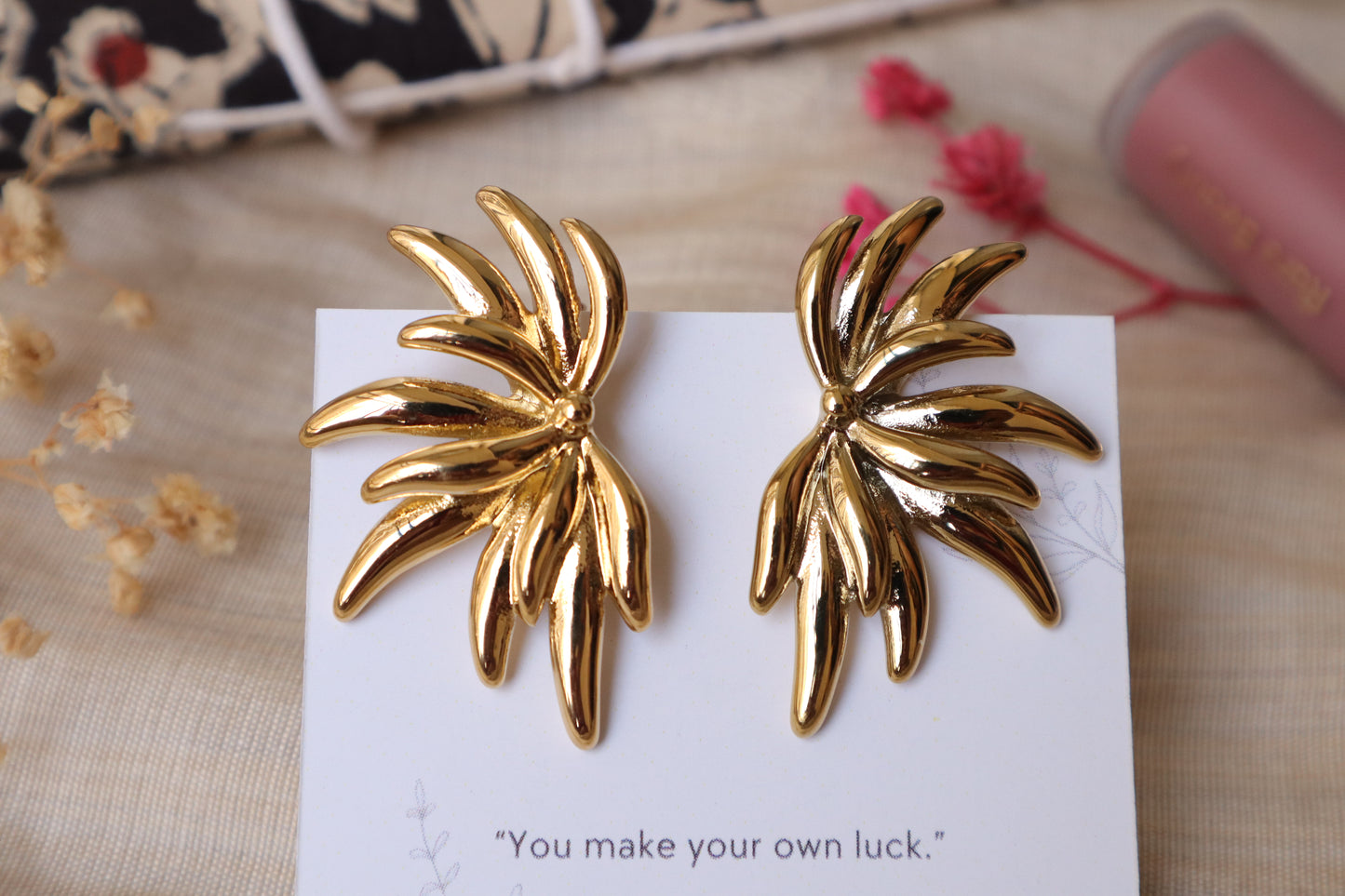 Tropical Blaze Statement Studs β Navani Jewellery π΄β¨