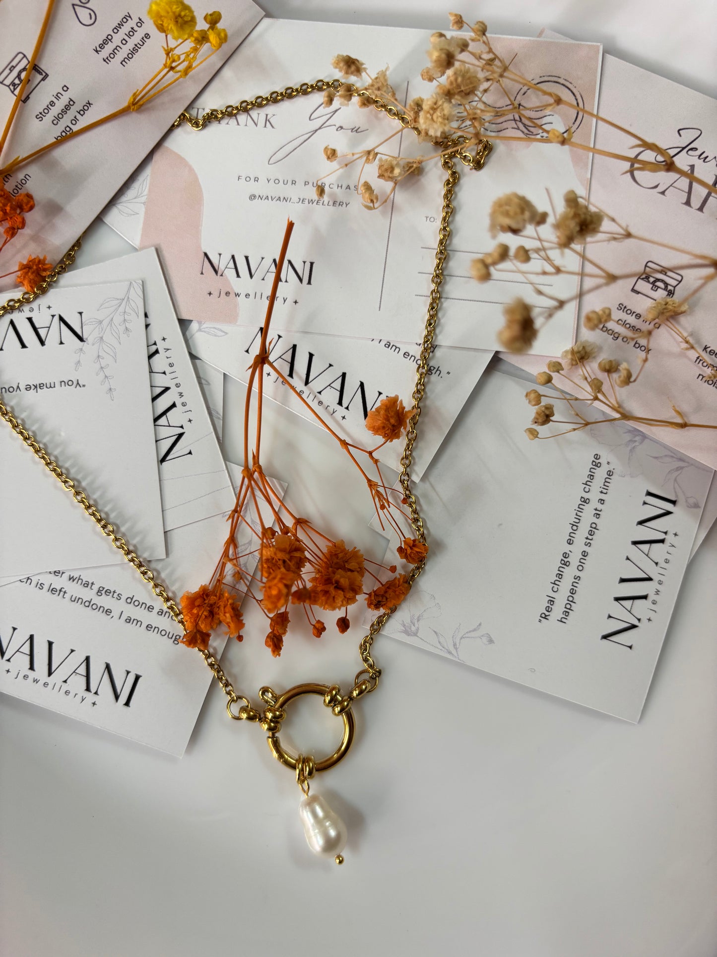 Pearl Charn Necklace