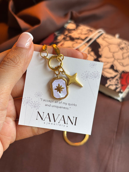 Golden Duo Charm Necklace ✨