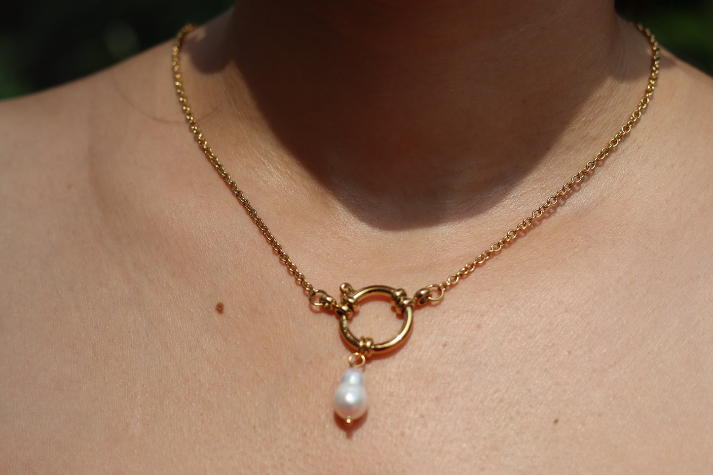 Pearl Charn Necklace