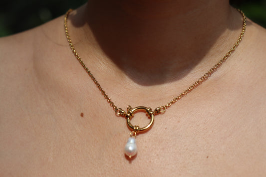 Pearl Charn Necklace