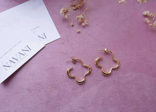 Flower Outline Hoops