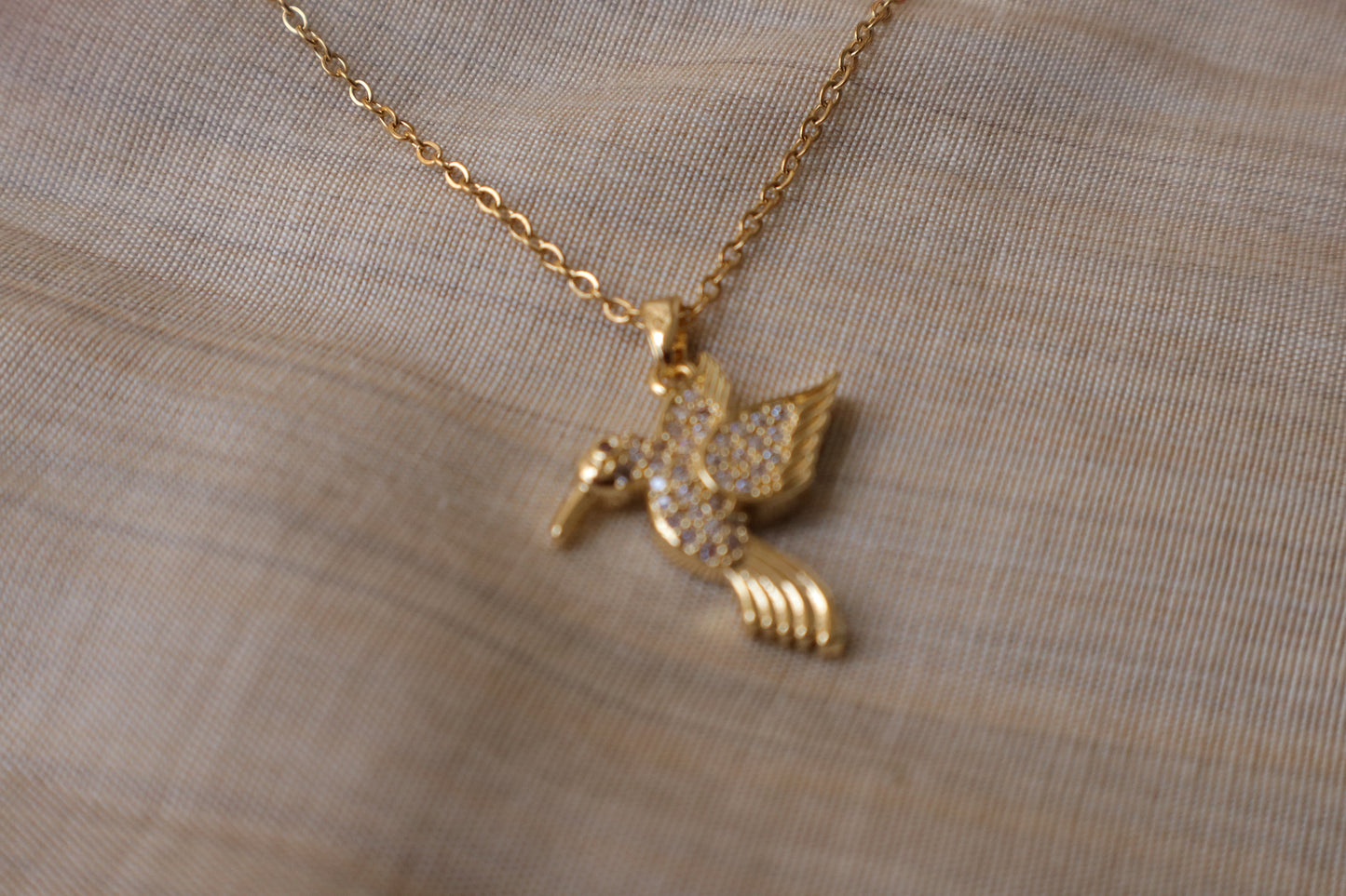 Hummingbird Pendant Necklace – Grace in Motion, Beauty in Detail