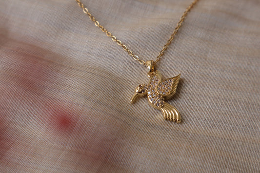 Hummingbird Pendant Necklace – Grace in Motion, Beauty in Detail