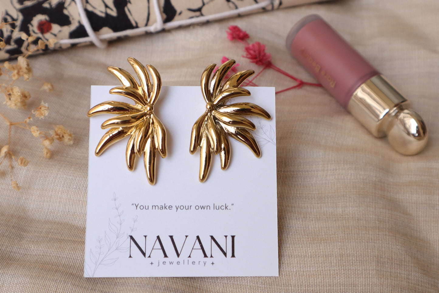 Tropical Blaze Statement Studs – Navani Jewellery 🌴✨