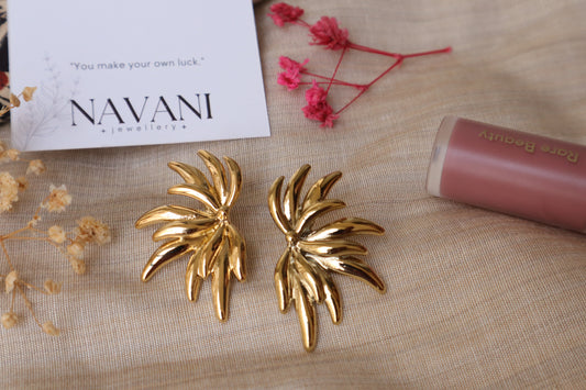 Tropical Blaze Statement Studs – Navani Jewellery 🌴✨